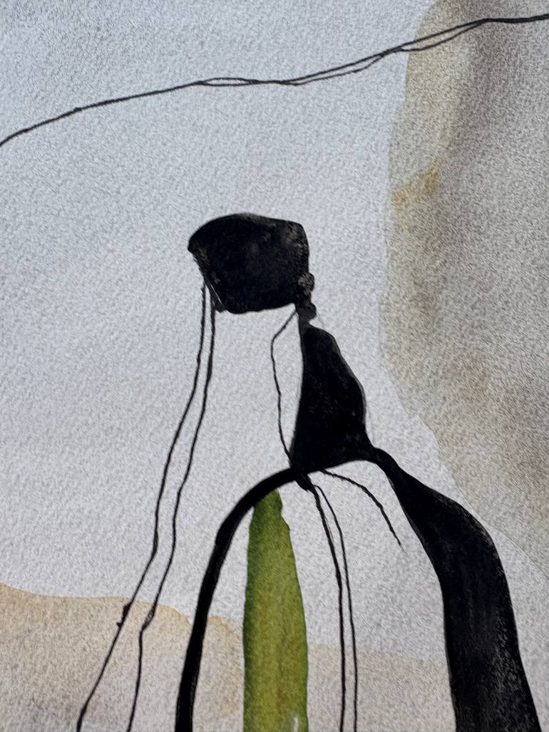 Original Abstract People Painting by Ana Ozz