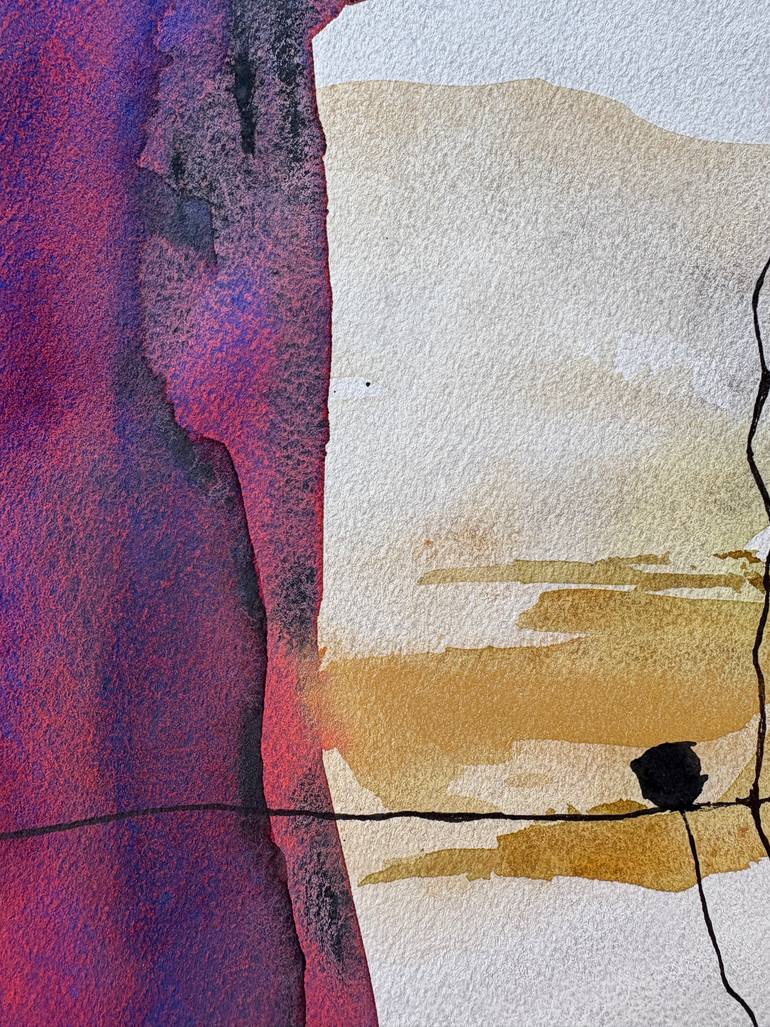 Original Abstract People Painting by Ana Ozz