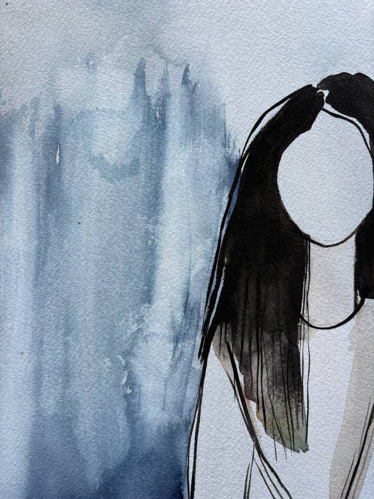 Original Abstract People Painting by Ana Ozz
