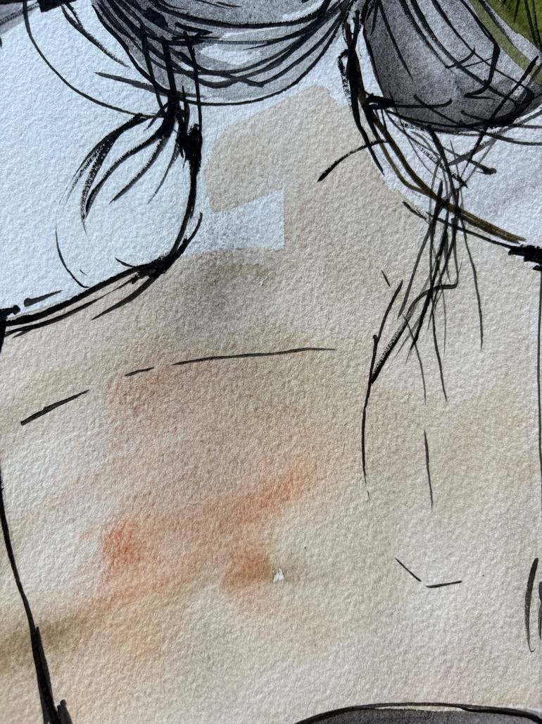 Original Abstract People Painting by Ana Ozz