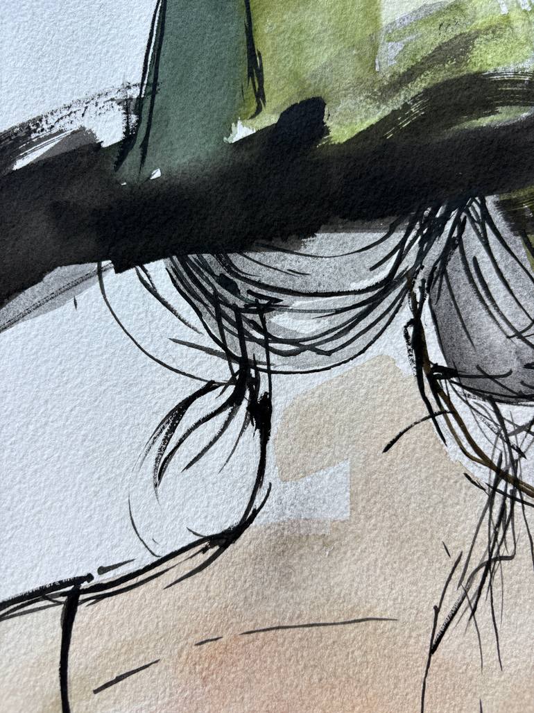 Original Abstract People Painting by Ana Ozz