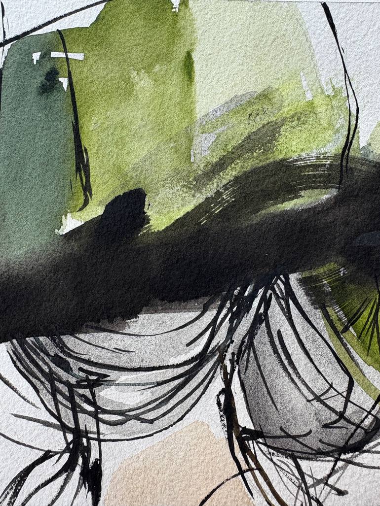Original Abstract People Painting by Ana Ozz