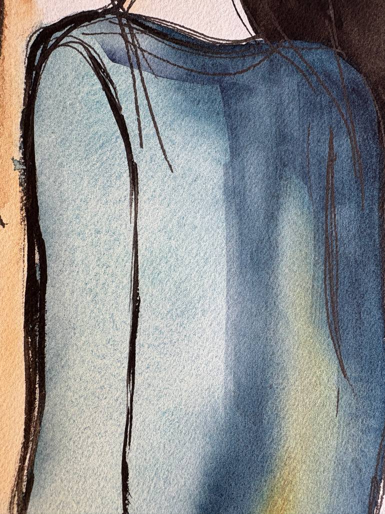 Original Abstract People Painting by Ana Ozz