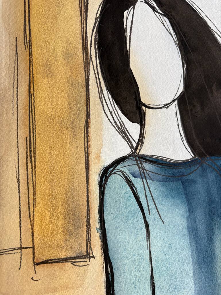 Original Abstract People Painting by Ana Ozz