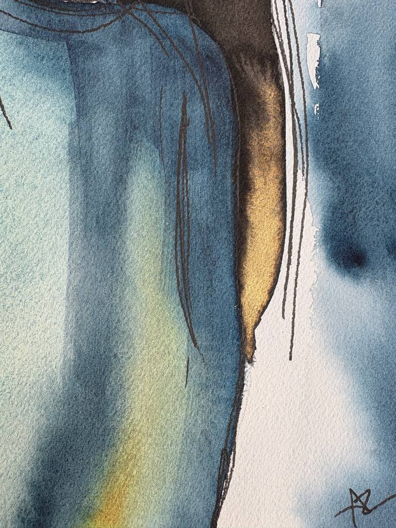 Original Abstract People Painting by Ana Ozz