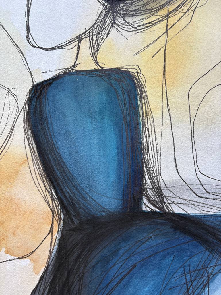 Original Abstract Women Painting by Ana Ozz