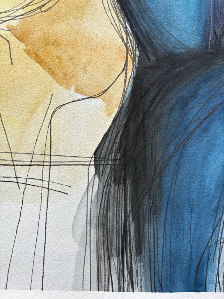 Original Abstract Women Painting by Ana Ozz