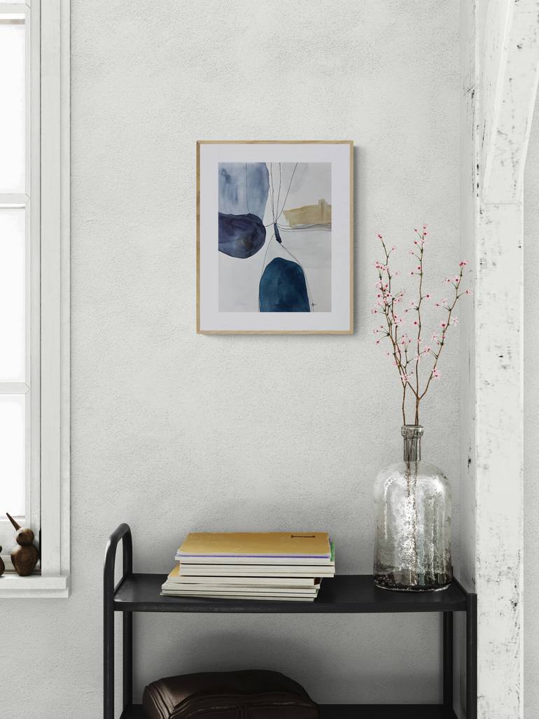 Original Abstract Expressionism Abstract Painting by Ana Ozz