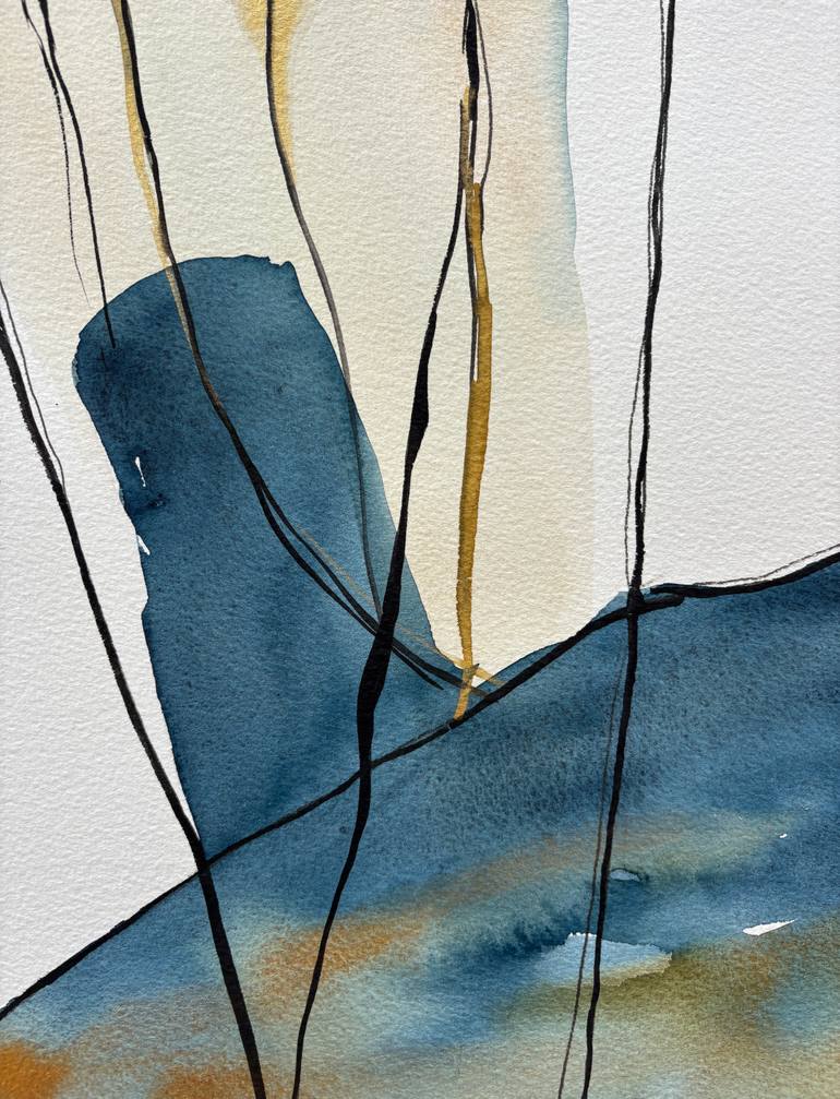 Original Abstract Expressionism Abstract Painting by Ana Ozz