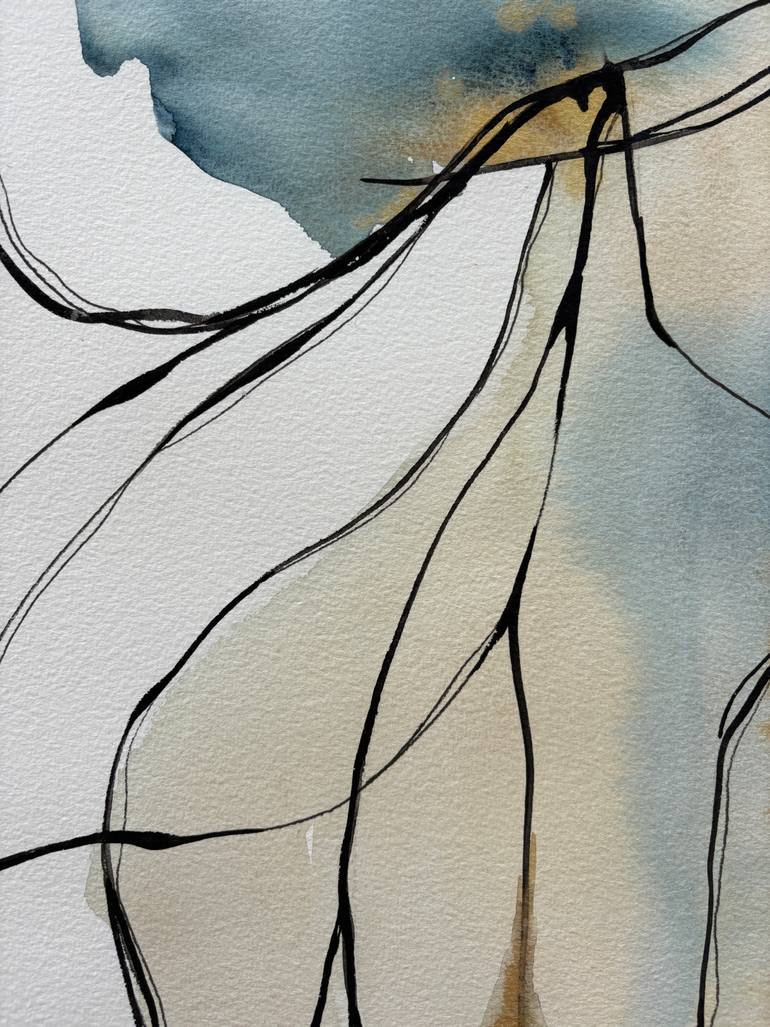 Original Abstract Expressionism Abstract Painting by Ana Ozz