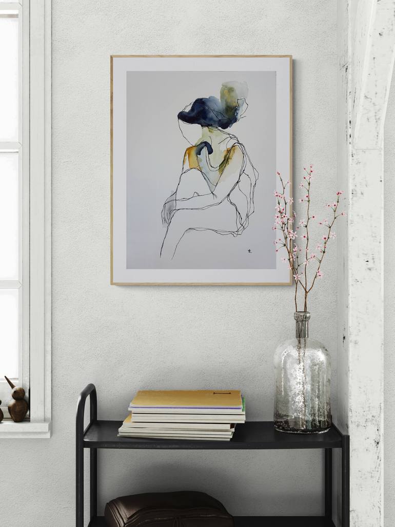 Original Abstract Expressionism Abstract Painting by Ana Ozz