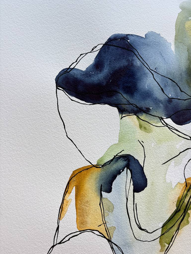 Original Abstract Expressionism Abstract Painting by Ana Ozz