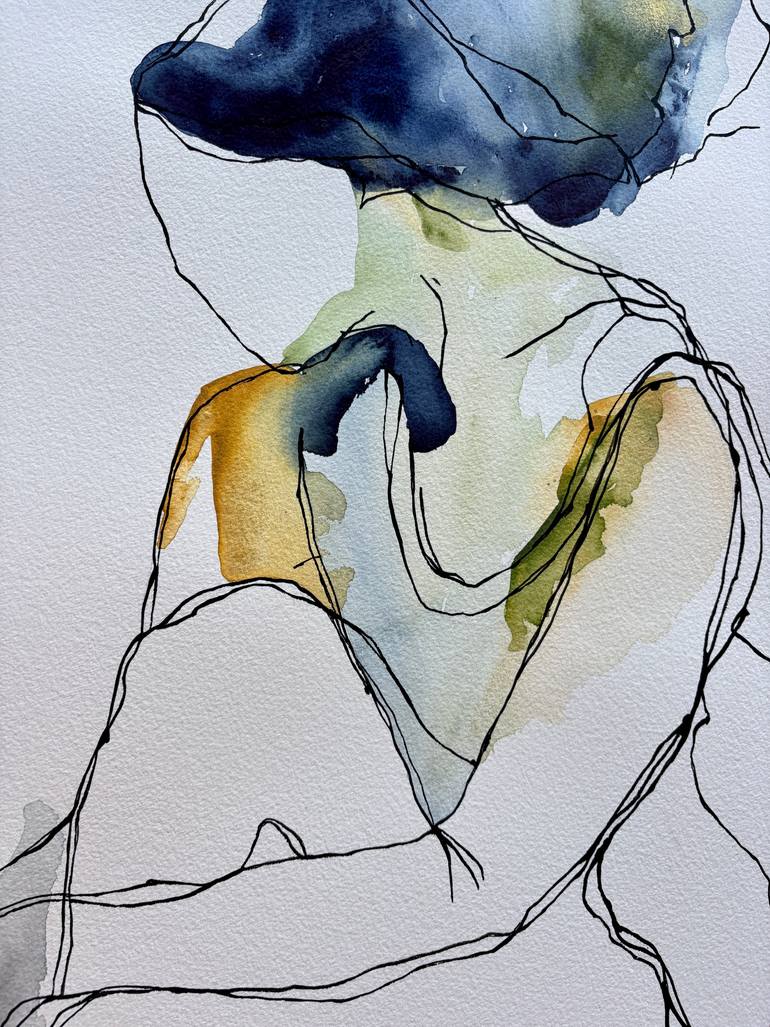 Original Abstract Expressionism Abstract Painting by Ana Ozz