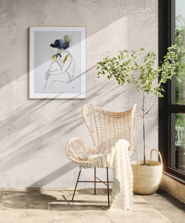 Original Abstract Expressionism Abstract Painting by Ana Ozz