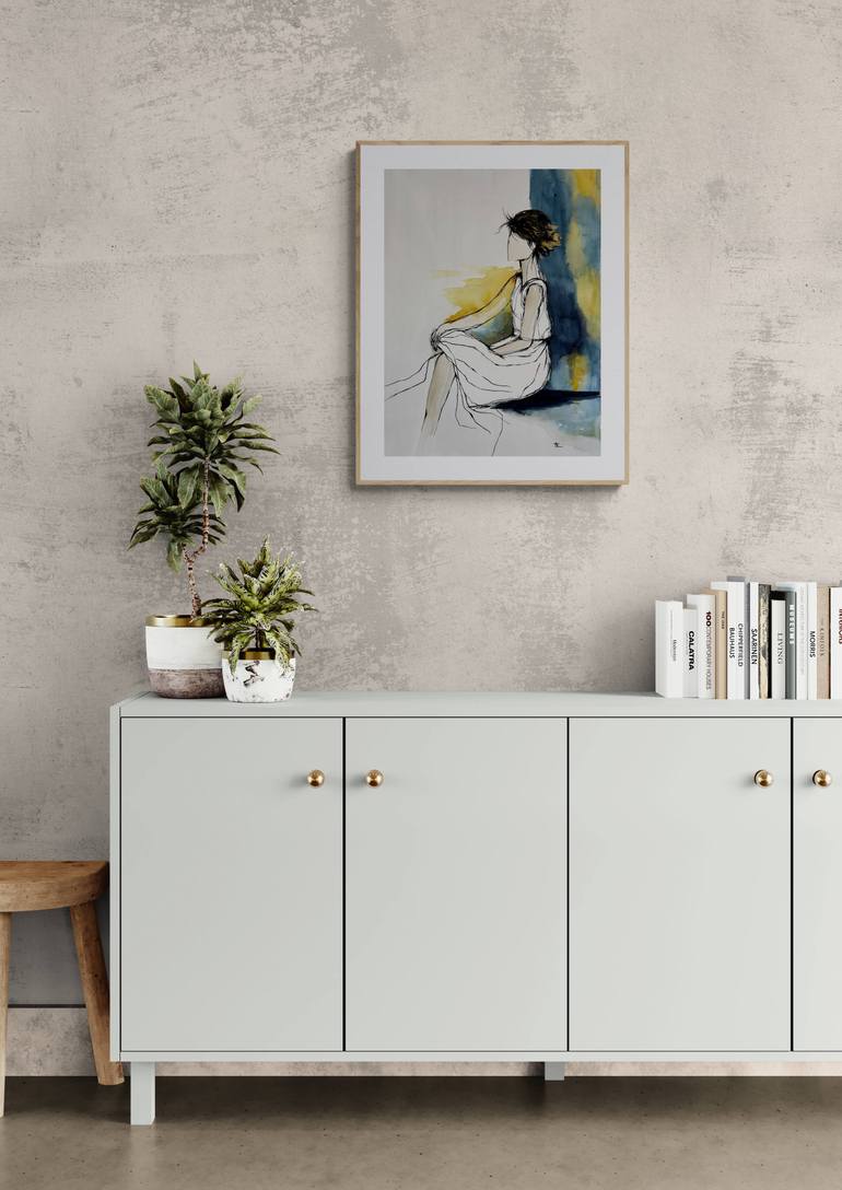 Original Abstract Expressionism Abstract Painting by Ana Ozz