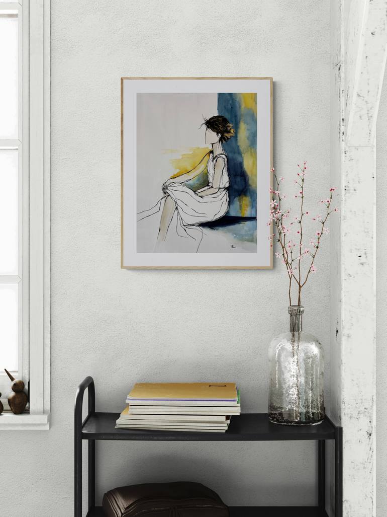 Original Abstract Expressionism Abstract Painting by Ana Ozz