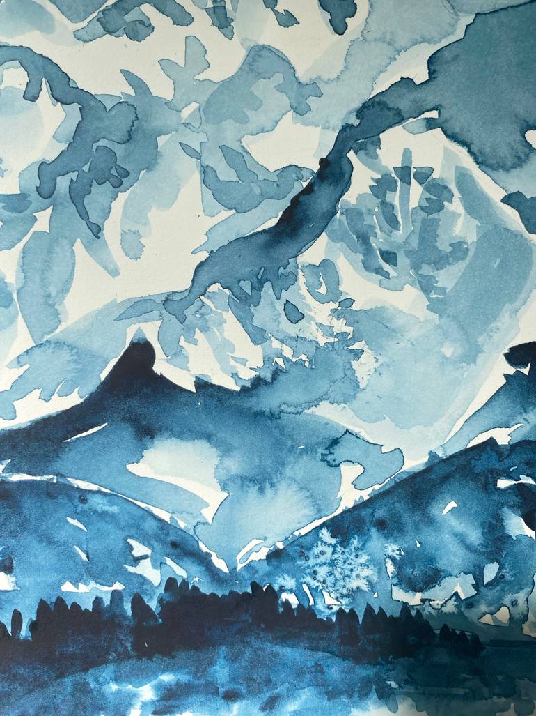 Original Figurative Landscape Painting by Ana Ozz