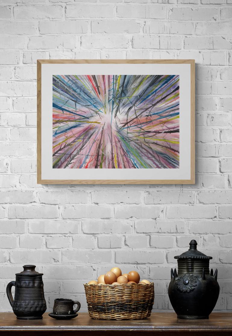 Original Abstract Landscape Painting by Ana Ozz