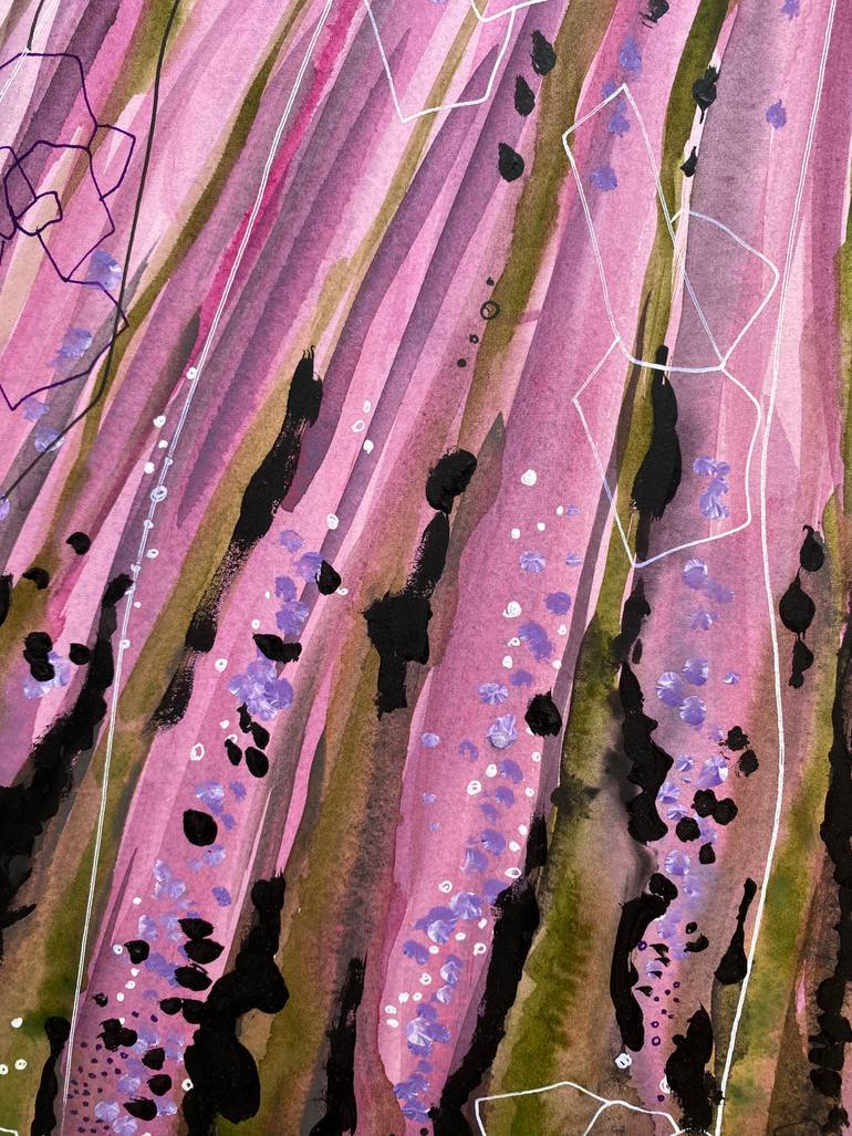 Original Abstract Landscape Painting by Ana Ozz