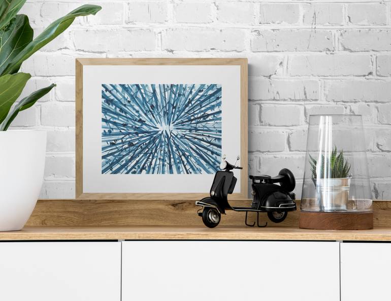 Original Abstract Landscape Painting by Ana Ozz