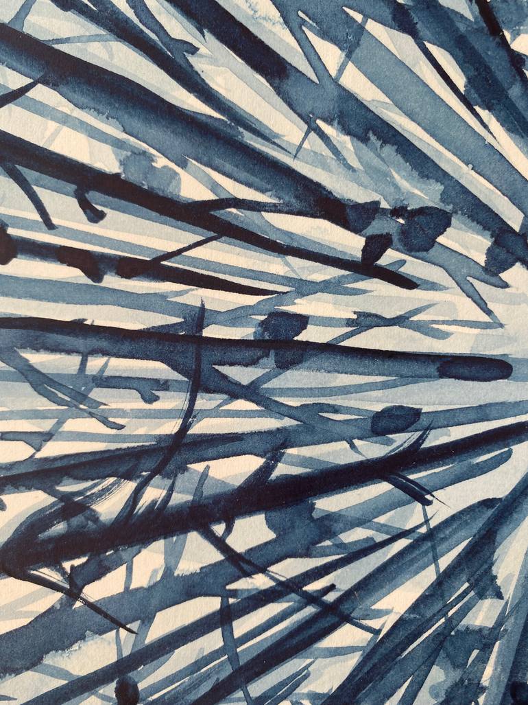 Original Abstract Landscape Painting by Ana Ozz