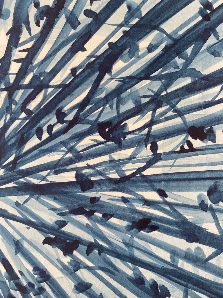 Original Abstract Landscape Painting by Ana Ozz