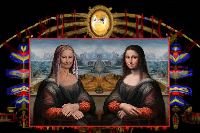 Original Classicism Women Mixed Media by Shaharee Vyaas