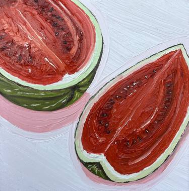 Original Expressionism Food & Drink Paintings by Marie Aubeline Hiot