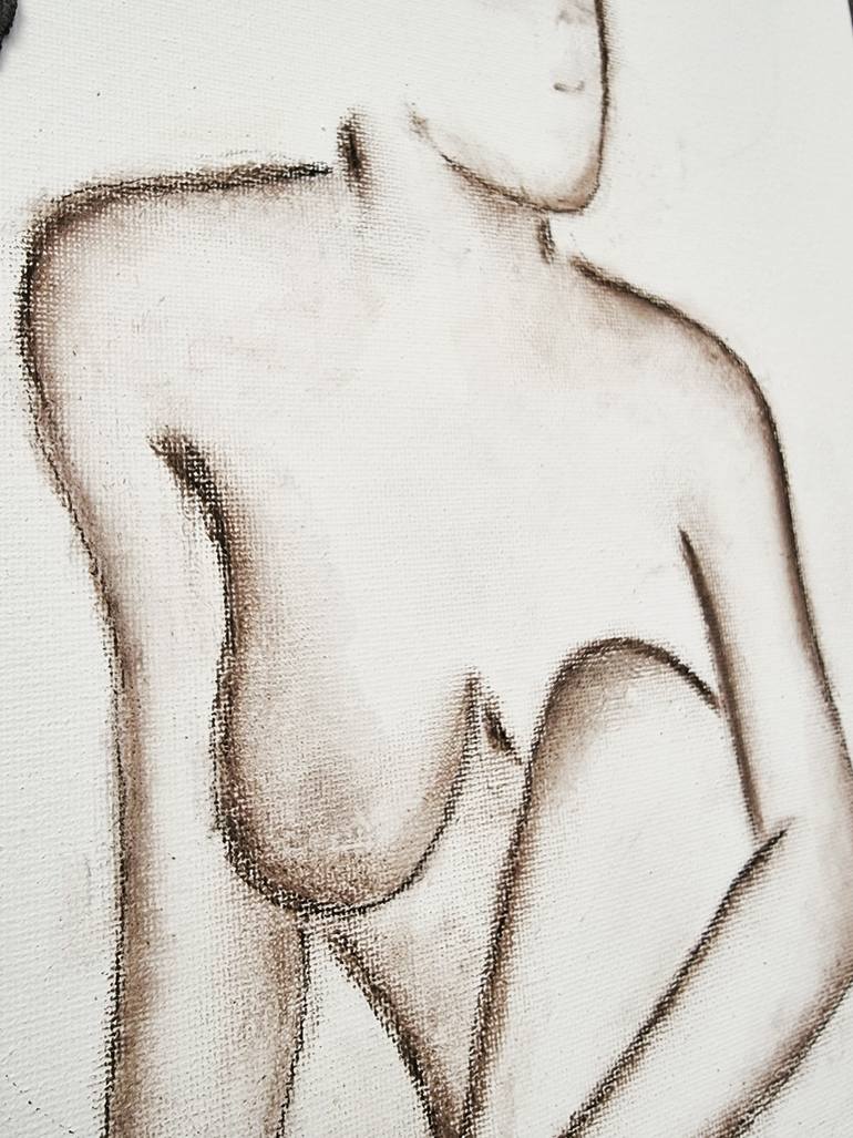 Original Art Deco Erotic Painting by Schweiger Daria