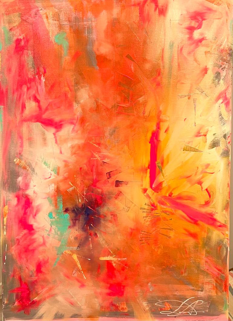 Colourful Abstractart.Gift Painting by Dani Alexsandrova Saatchi Art