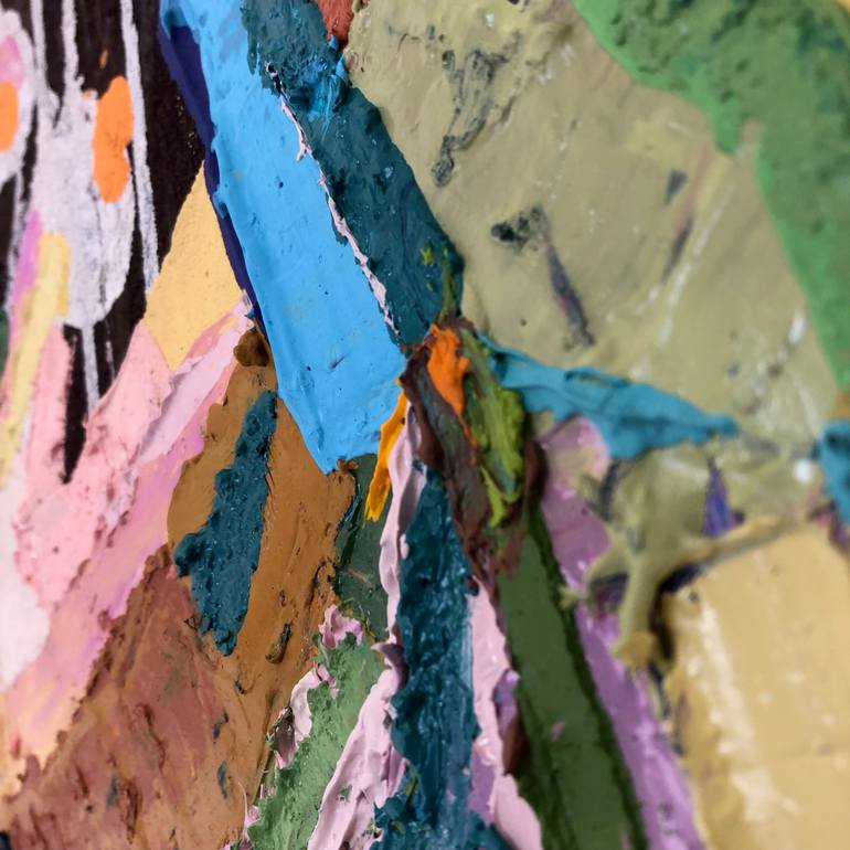 Original Abstract Expressionism Abstract Painting by Patrick Keefe