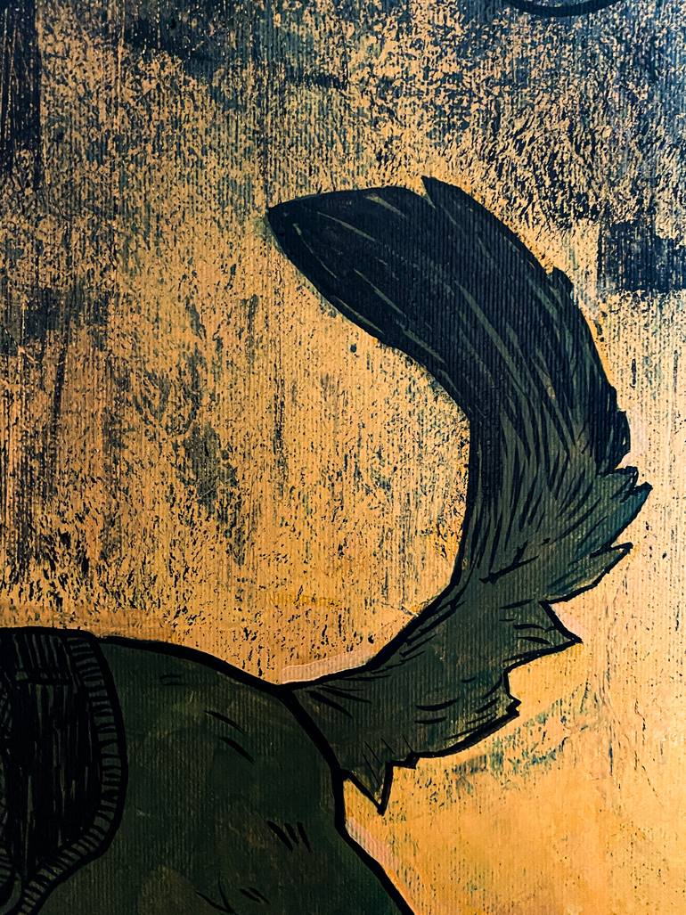 Original Contemporary Animal Painting by Yasya Volkova