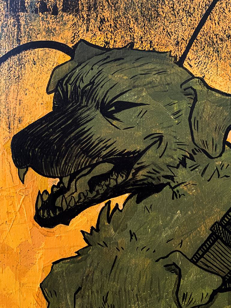 Original Contemporary Animal Painting by Yasya Volkova