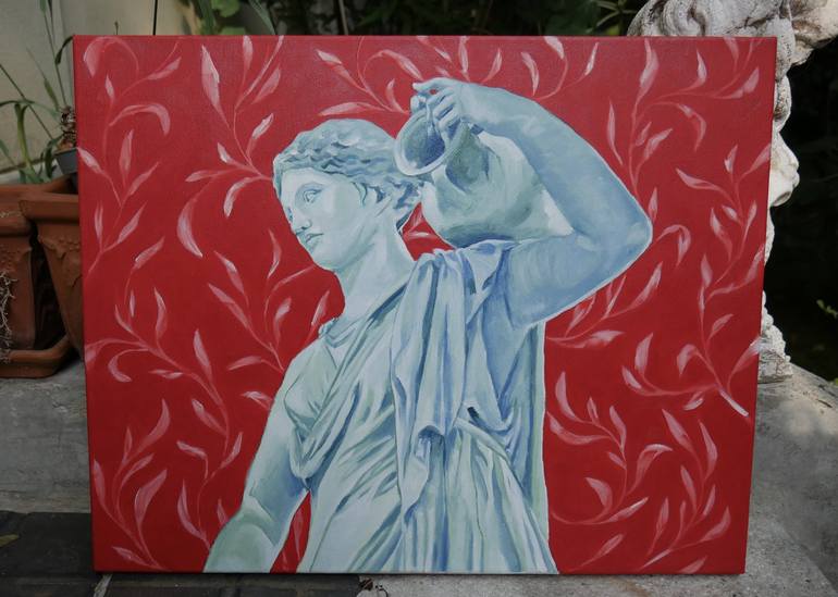 Original Conceptual Classical Mythology Painting by Iryna Griaa