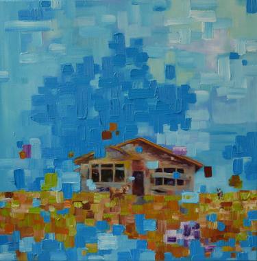 Original Abstract Landscape Paintings by Iryna Gria