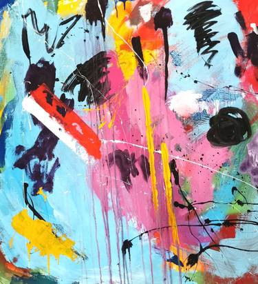 Original Abstract Expressionism Abstract Paintings by Ross Fuel