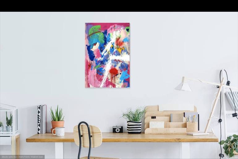 Original Abstract Expressionism Abstract Painting by Ross Fuel