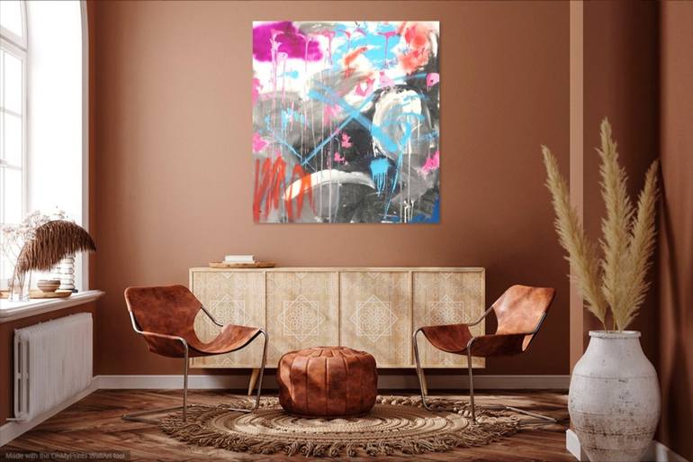 Original Abstract Expressionism Abstract Painting by Ross Fuel