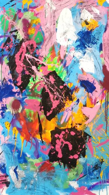 Original Abstract Expressionism Abstract Paintings by Ross Fuel