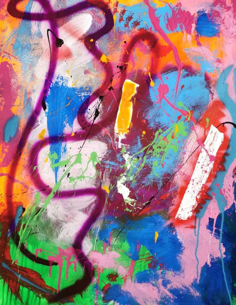 Print of Abstract Expressionism Abstract Paintings by Ross Fuel