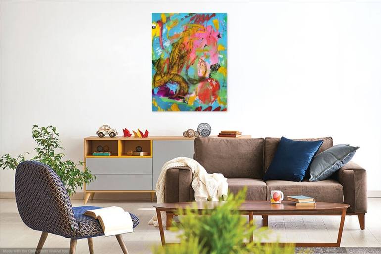 Original Fine Art Abstract Painting by Ross Fuel