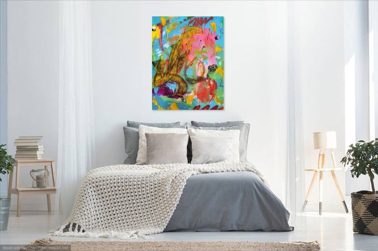 Original Fine Art Abstract Painting by Ross Fuel