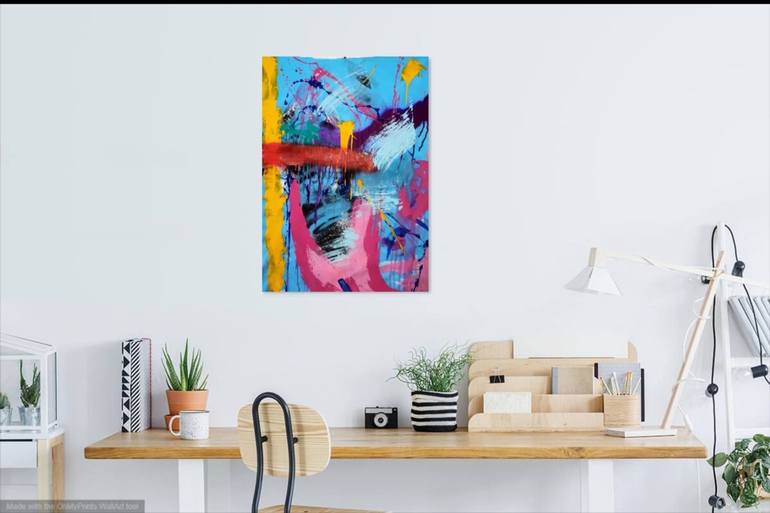 Original Abstract Painting by Ross Fuel