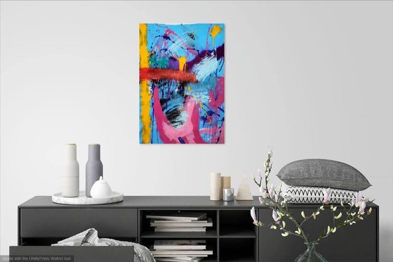 Original Abstract Expressionism Abstract Painting by Ross Fuel