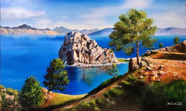 Print of Fine Art Seascape Paintings by Oksana Zaskotska