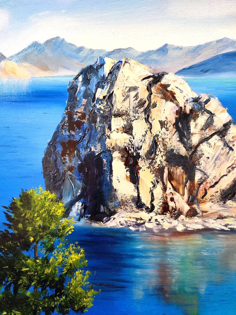 Original Fine Art Seascape Painting by Oksana Zaskotska