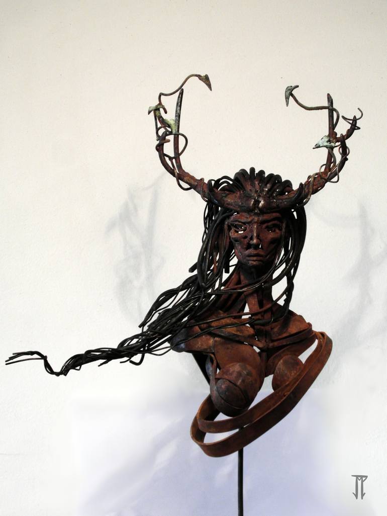 Original Fantasy Sculpture by Jose Miguel Pino