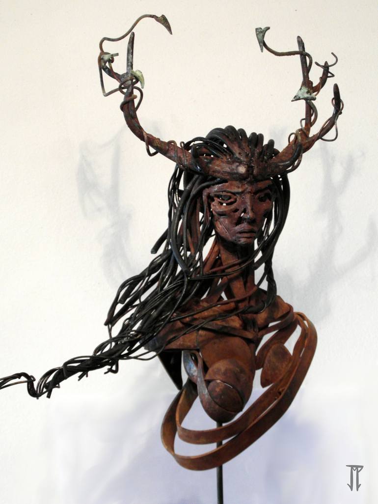 Original Fantasy Sculpture by Jose Miguel Pino