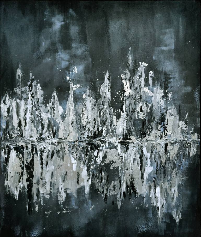 Enchanted Forest Painting by Anna Gorbacheva | Saatchi Art