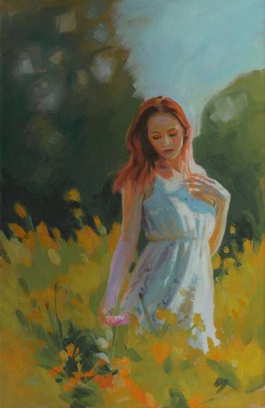 woman in the meadow thumb